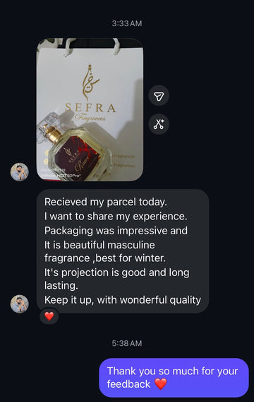 Instagram message from a customer about Krave