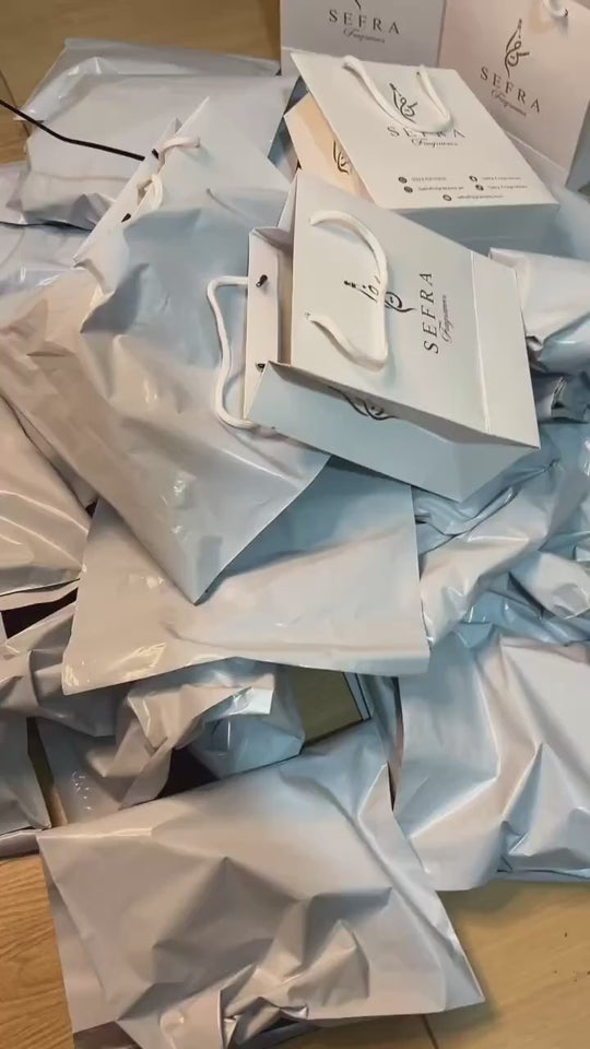 Sefra orders packed and ready to ship